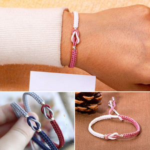 Linked Together Handmade Braided Bracelet