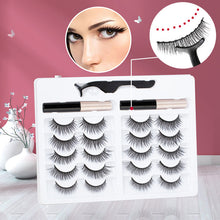 Load image into Gallery viewer, Magnetic False Eyelashes Set