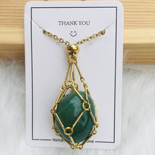 Load image into Gallery viewer, Crystal Stone Holder Necklace