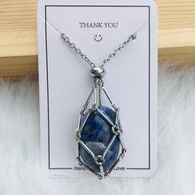 Load image into Gallery viewer, Crystal Stone Holder Necklace