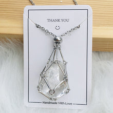 Load image into Gallery viewer, Crystal Stone Holder Necklace