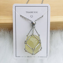 Load image into Gallery viewer, Crystal Stone Holder Necklace