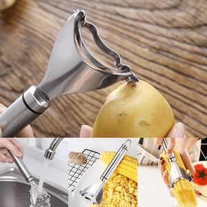 Stainless Steel Corn Peeler For Corn On The Cob