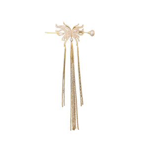 Butterfly Pearl Tassel Hairpin