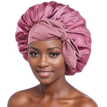 Load image into Gallery viewer, Silk Night Sleeping Cap Bonnet