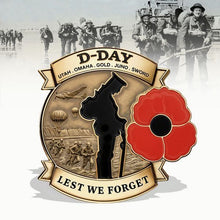 Load image into Gallery viewer, Limited Edition D-DAY 80th Anniversary Commemorative Badge