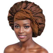 Load image into Gallery viewer, Silk Night Sleeping Cap Bonnet