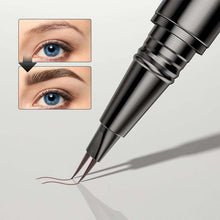 Load image into Gallery viewer, 2-in-1 Dual-Ended Eyebrow Pen with Micro-Fork-Tip Applicator and Precise Brush-Tip