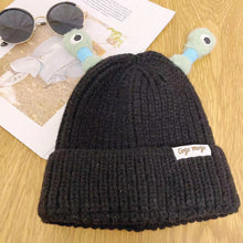 Load image into Gallery viewer, Winter Parent-Child Cute Glowing Little Monster Knit Hat