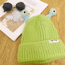 Load image into Gallery viewer, Winter Parent-Child Cute Glowing Little Monster Knit Hat